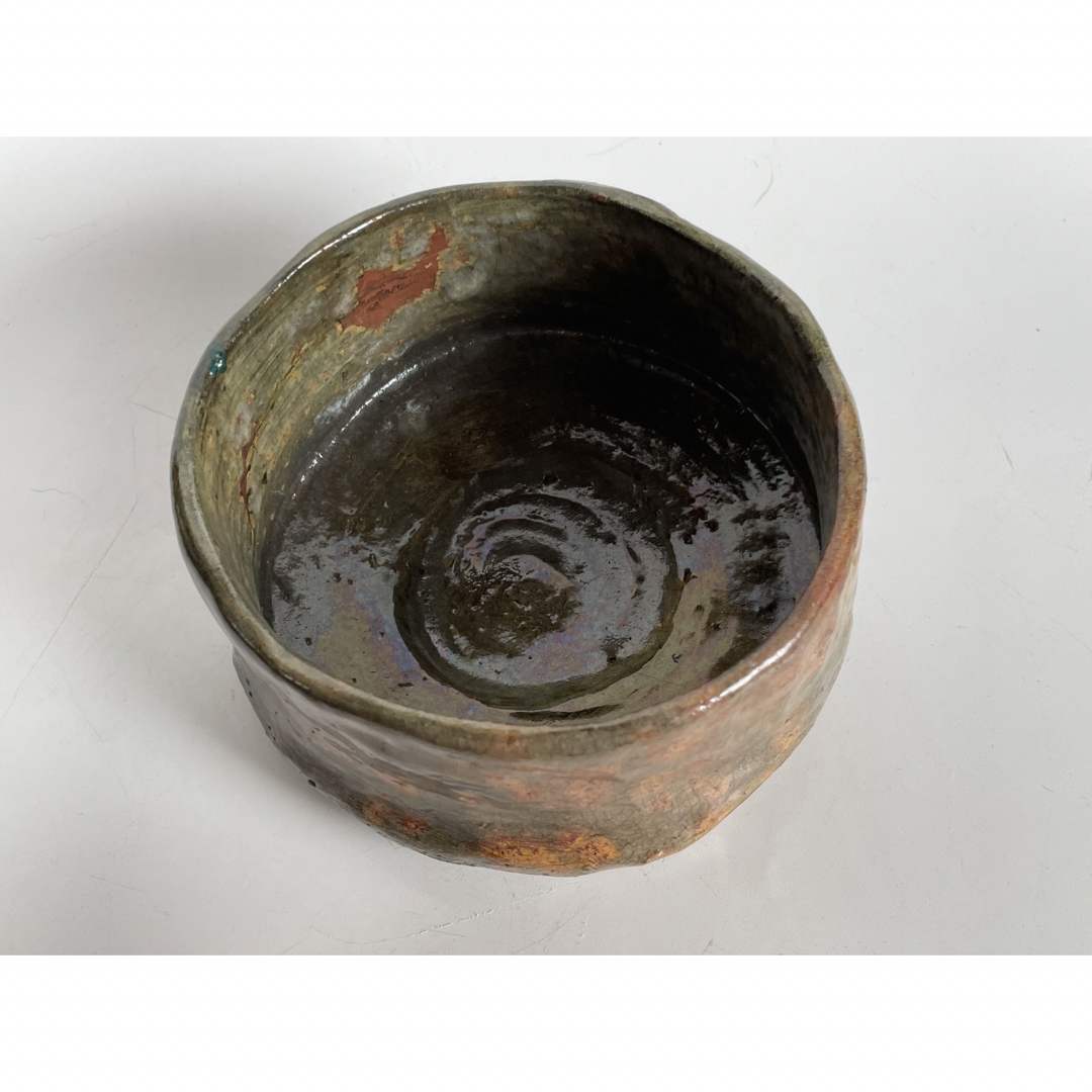 キリスト教伝道者裏千家藤尾宗羊 藤尾英二郎自作茶碗銘洋々共箱