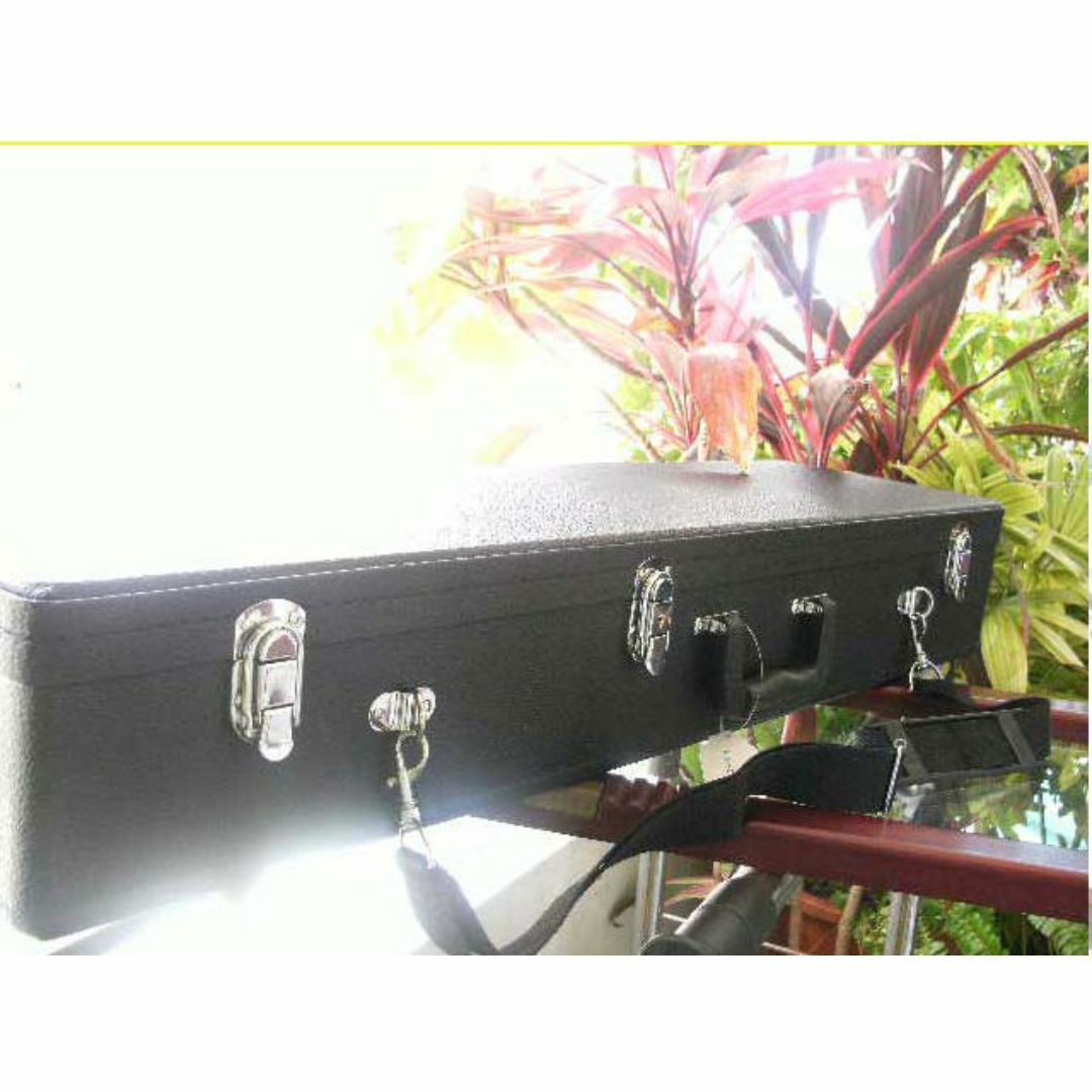 送料無料)11.000円 沖縄三線専用 二丁入ふかふかハードケース