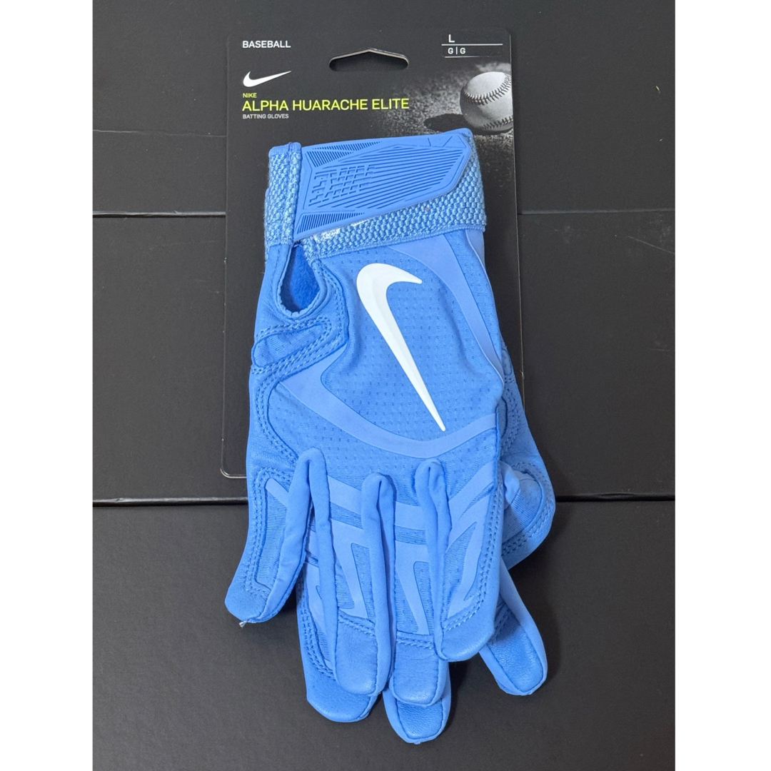 NIKE ハラチ エリート オレンジ×グレー Lサイズ バッティンググローブ