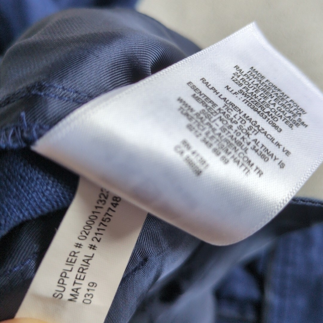 ラルフローレンリネン100%ガウチョパンツ未使用品