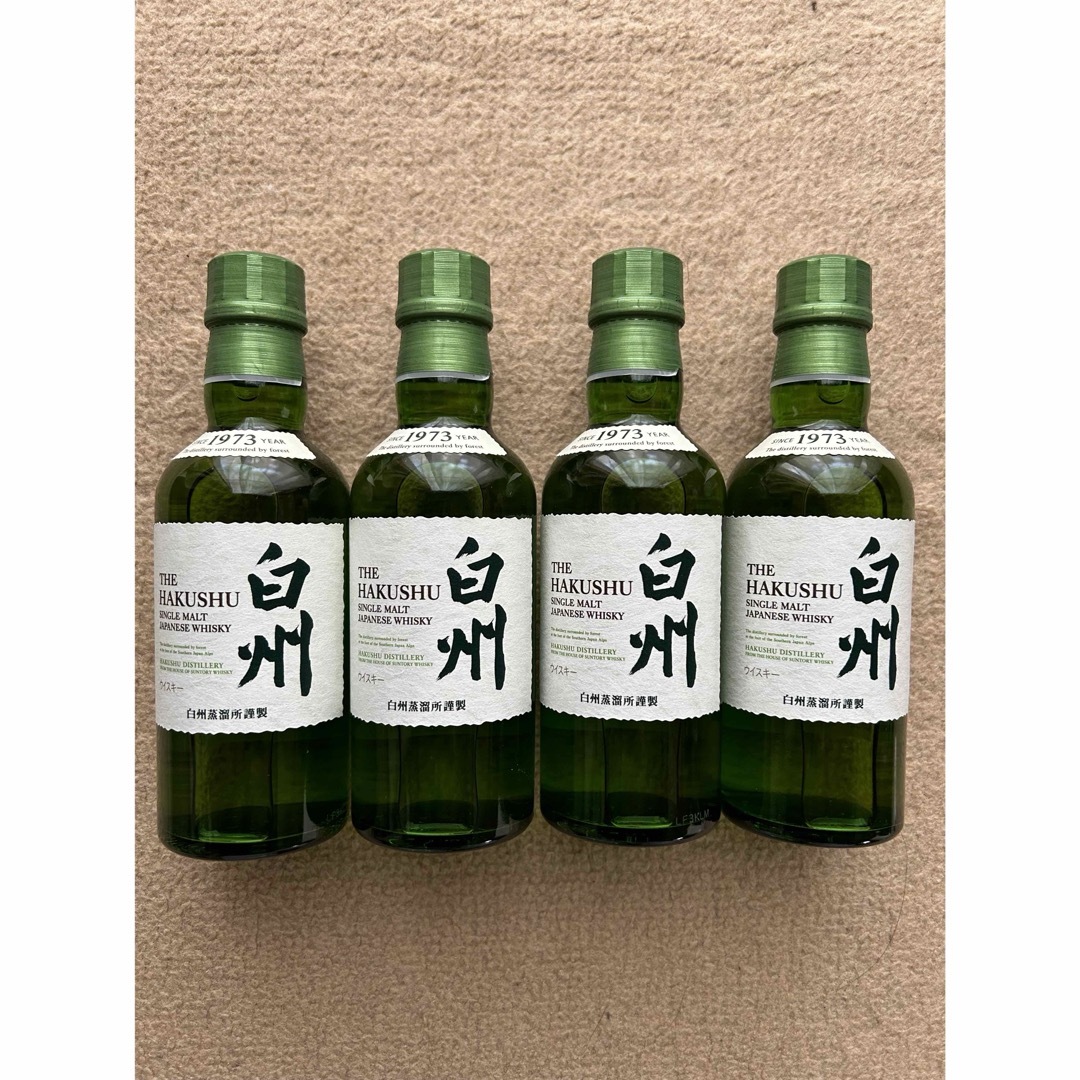 サントリーシングルモルトウイスキー 白州 180ml 4本セット Amazon.co