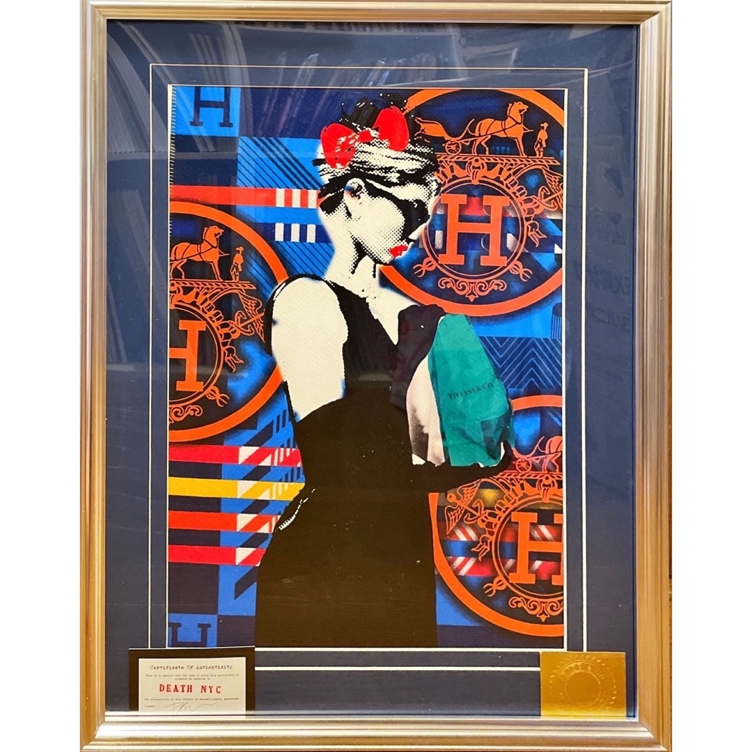 額込 DEATH NYC アートポスター ポップアート 現代アートオードリー