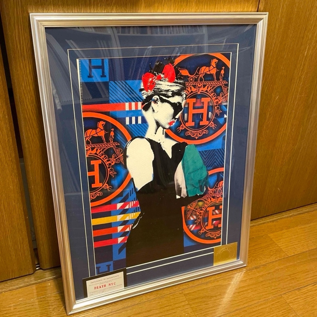 額込 DEATH NYC アートポスター ポップアート 現代アートオードリー
