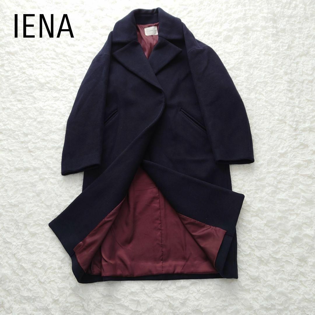 イエナ／極美品❤️人気定番MANTECOオーバーチェスターコート ネイビー