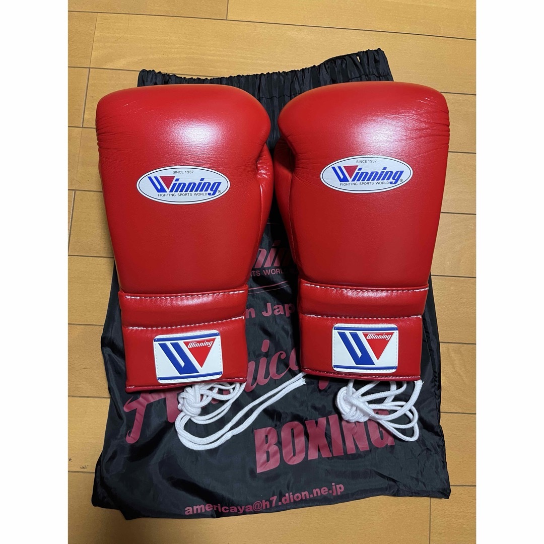 ボクシング グローブ 割引 ウイニング JABF-14 14オンス 赤 winning