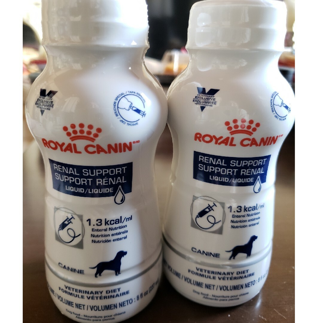 ロイヤルカナン クリティカルリキッド4本+腎臓サポートリキッド4本