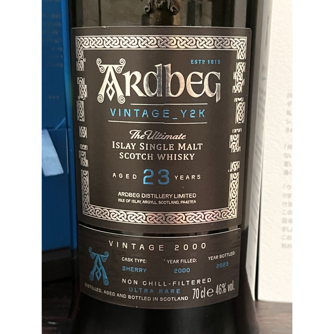 限定 Ardbeg アードベッグ ヴィンテージ Y2K 23年 専用ボックス付き