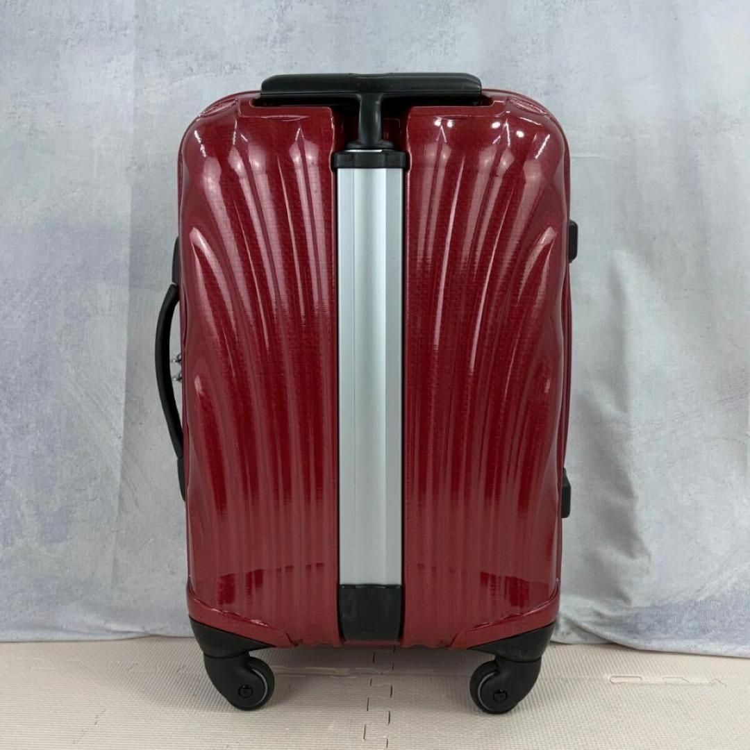 美品 サムソナイト コスモライト スピナー55 機内持ち込み TSAロック 赤