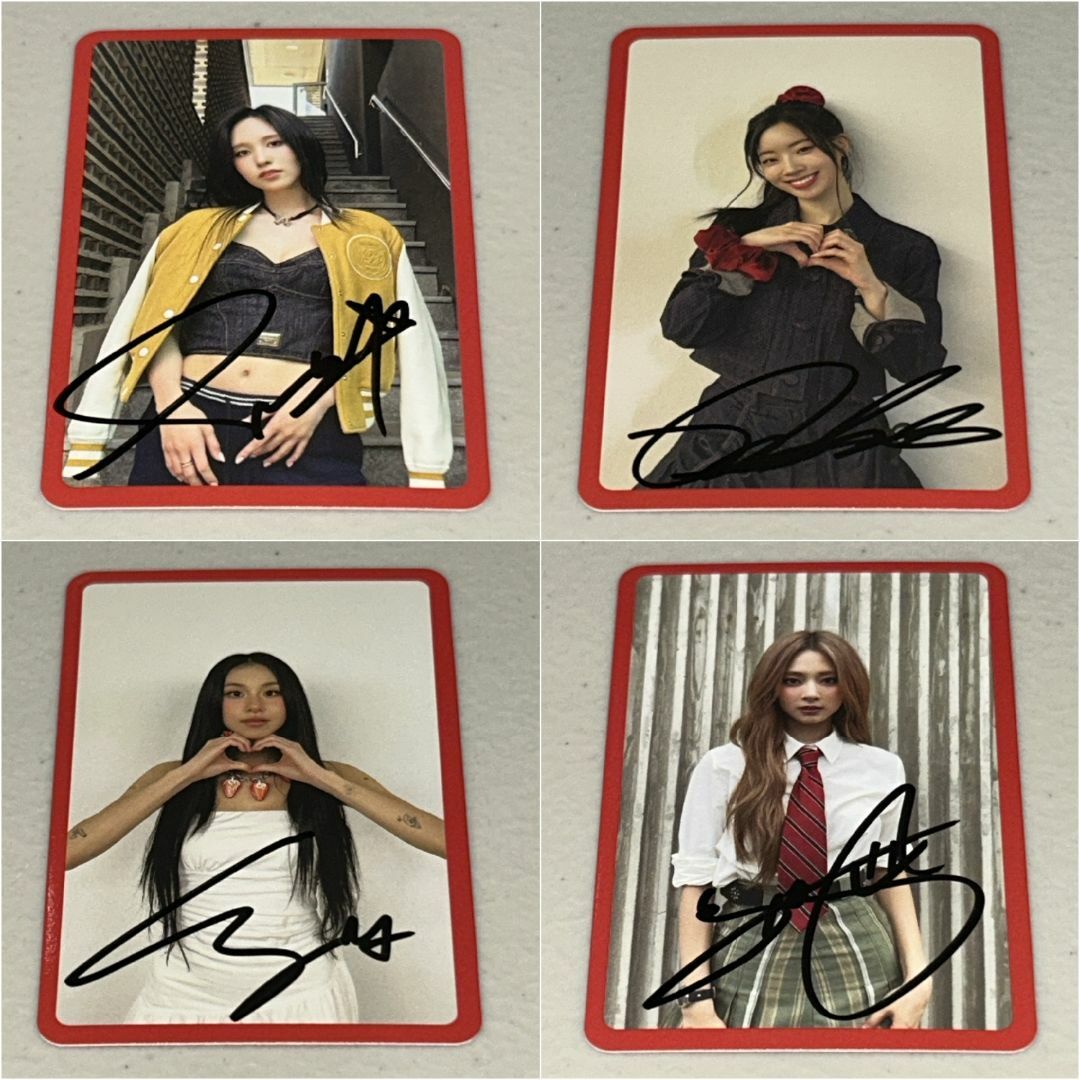 1&2 ゲーム・おもちゃ・グッズ Twice チェヨン 直筆サイン ポスト