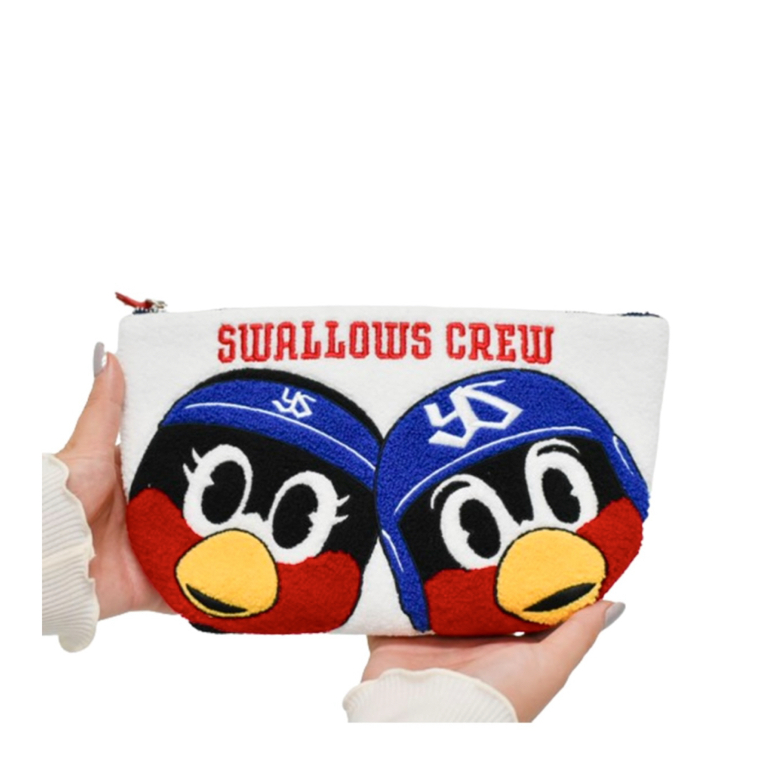 東京ヤクルトスワローズ 芸術の秋 L型チャックポーチ つば九郎 全4種