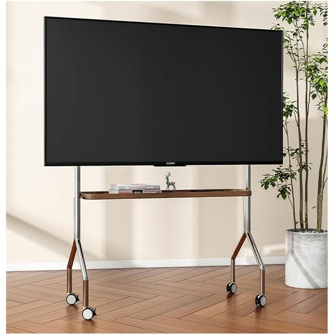 テレビスタンドキャスター付き 壁寄せ 32-75インチ対応 tvスタンド