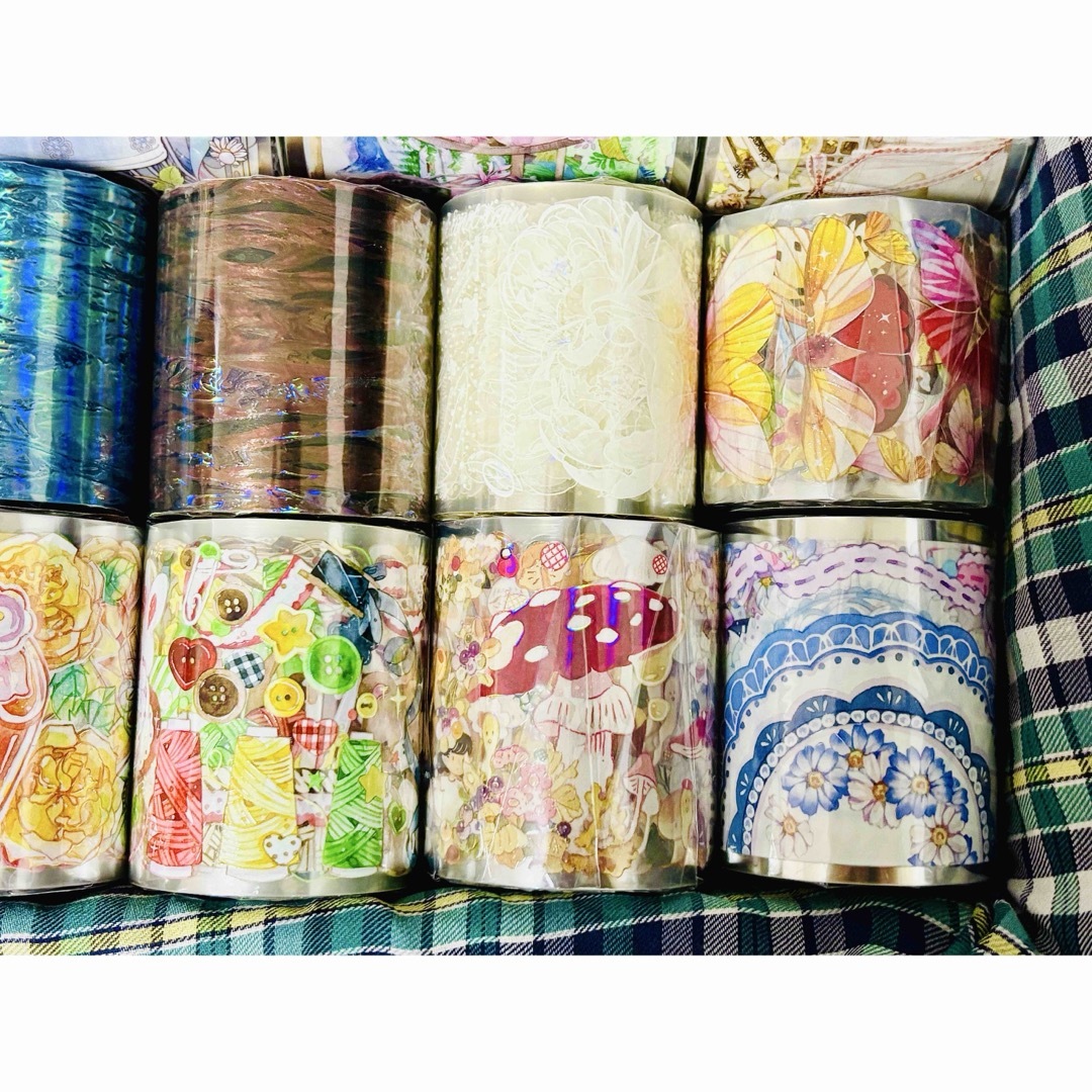 a-3 【巻売り】 海外マステ 装飾 まとめ売り