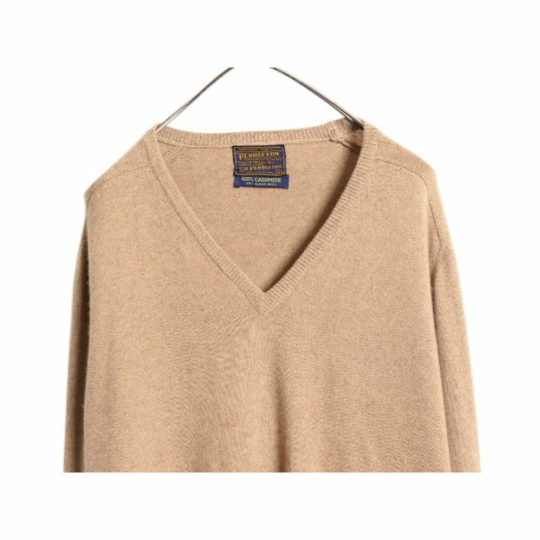 PENDLETON - 80s USA製 最上級 100% カシミヤ ペンドルトン Vネック