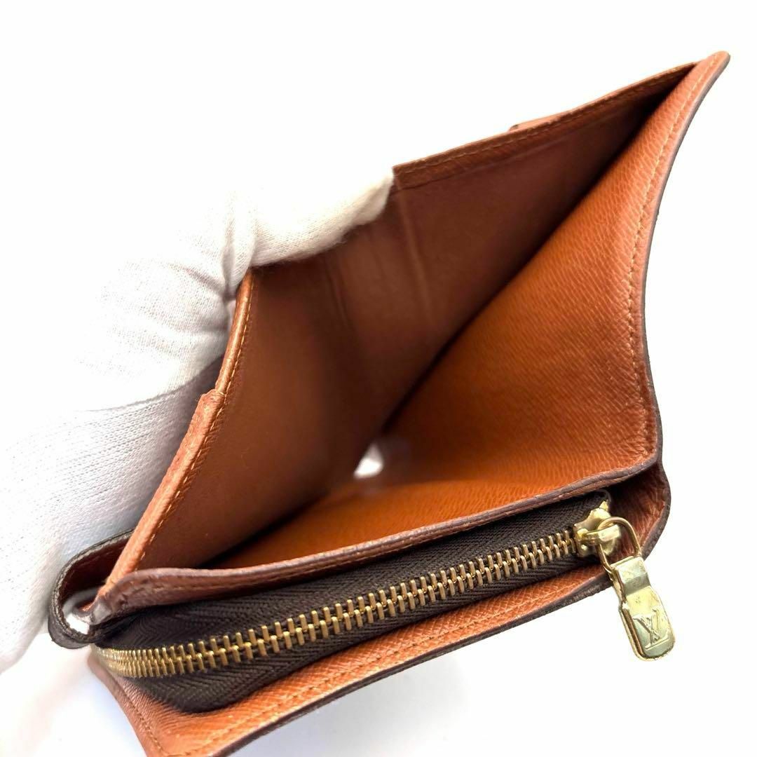 ルイヴィトン コンパクトジップ モノグラム ラウンドファスナー 二