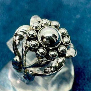 ジョージジェンセン SV925 HaH ハンスハンセン S ブローチ