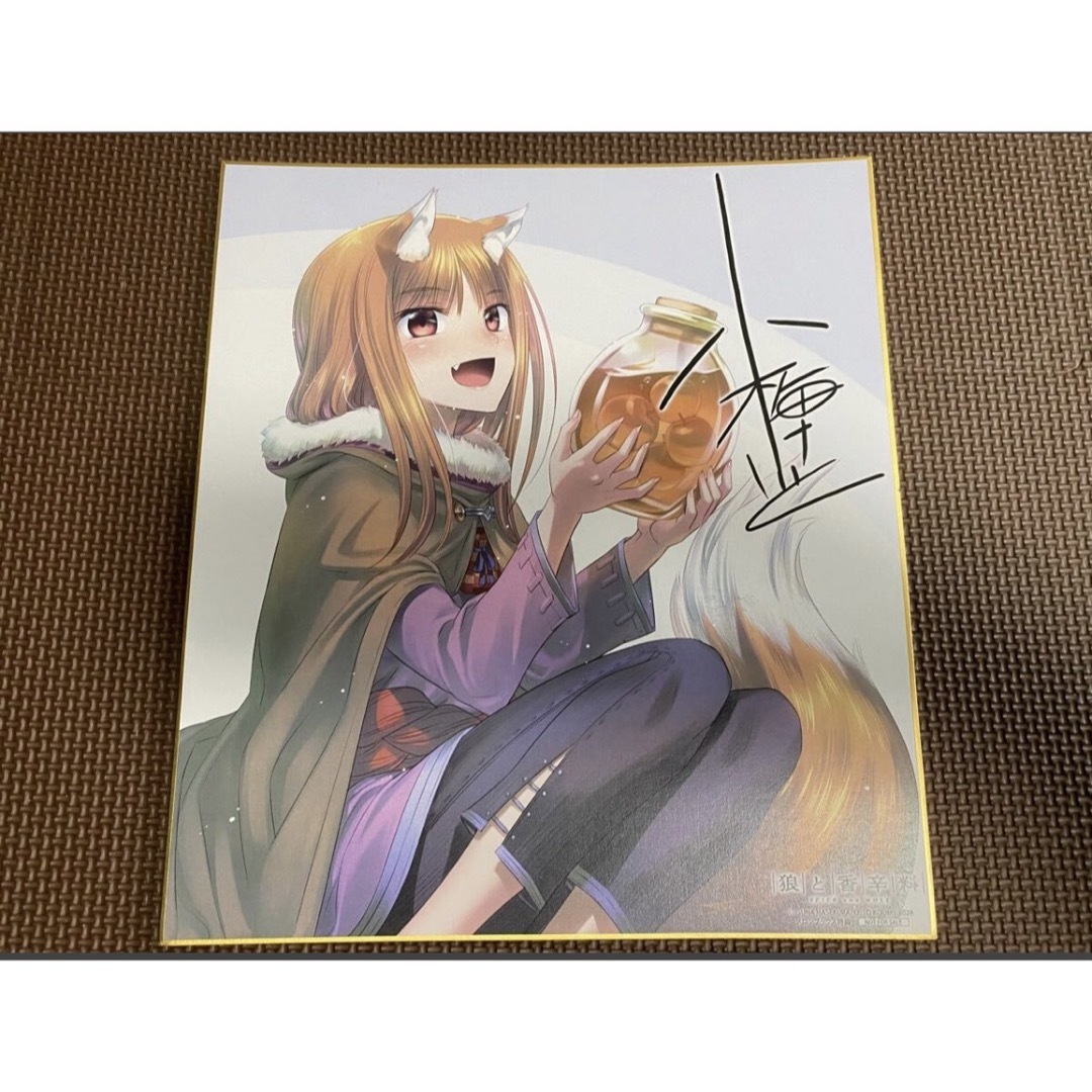 トワツガイ 描き下ろし 色紙 メモリアルファンブック アクリルボード