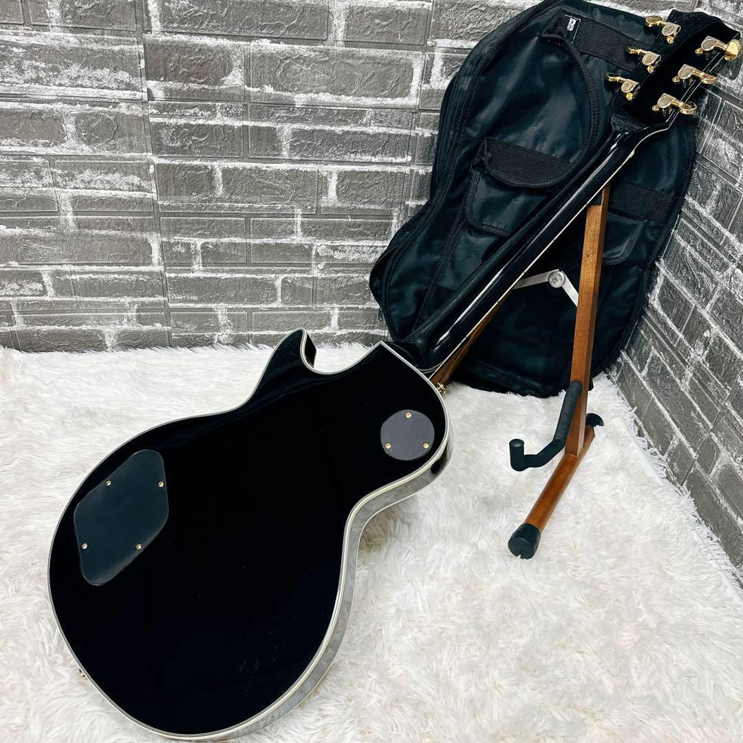 GrassRoots/グラスルーツ レスポールカスタム ブラック ソフトケース付