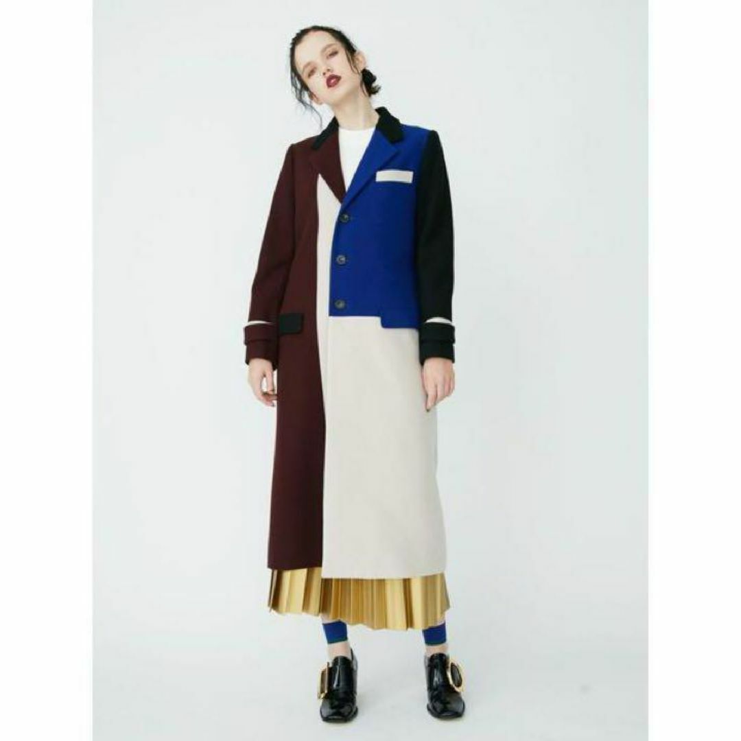 UN3D. - 美品 レア⭐︎UN3D. カラーブロッキングコートの通販 by