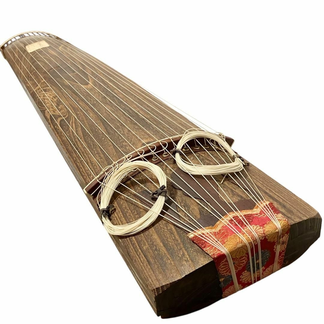 木製琴 13弦 赤い装飾付き 【公式通販】