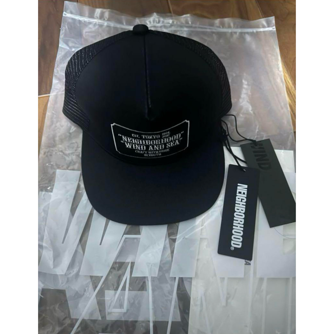 NEIGHBORHOOD × WIND AND SEA キャップ