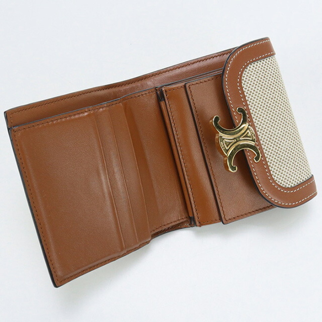 セリーヌ スモール フラップウォレット トリオンフ CE85912 三折財布