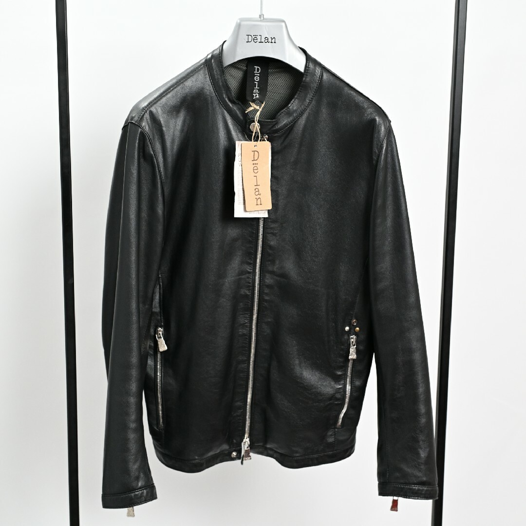 Delan ライダース 44 デランレザージャケット パンチング