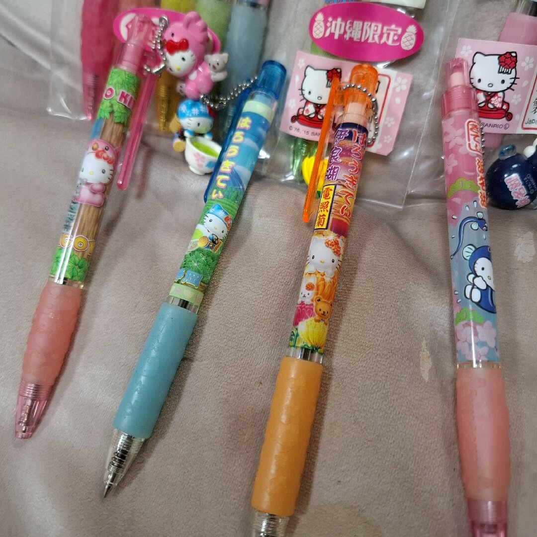 ハローキティ ご当地ボールペン&シャーペンセット18本 ハローキティご