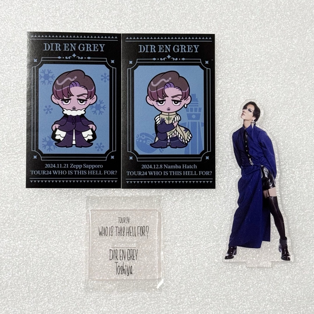 DIR EN GREY Toshiyaさん サイン入りアクリルパネル アクパネ