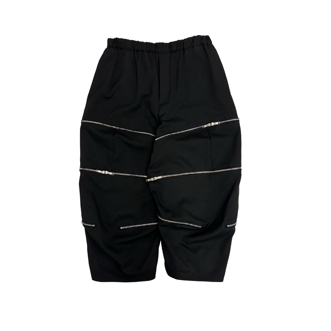 BLACK COMME des GARCONS】サルエルAD2010 ポリ縮 BLACK COMME des