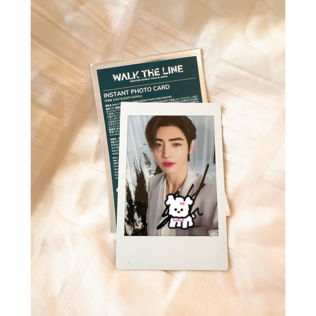 ENHYPEN FATE ジョンウォン チェキ サイン 直筆 ENHYPEN ジョンウォン