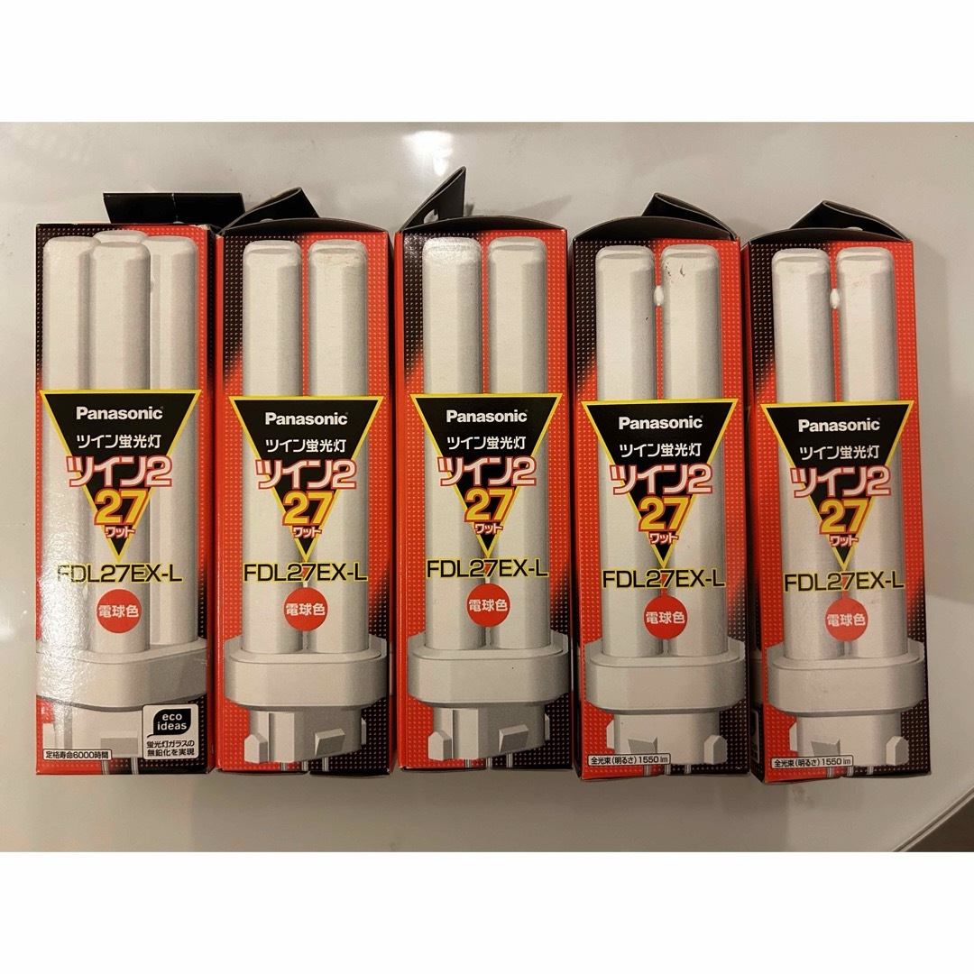 Panasonic ツイン蛍光灯 FDL27EX-N 9個セット ナチュラル色 M