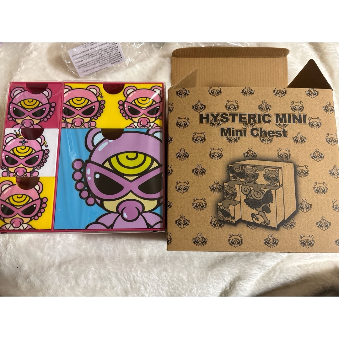大人気 ヒステリックミニ ノベルティ ミニチェスト 4色セット HYSTERIC