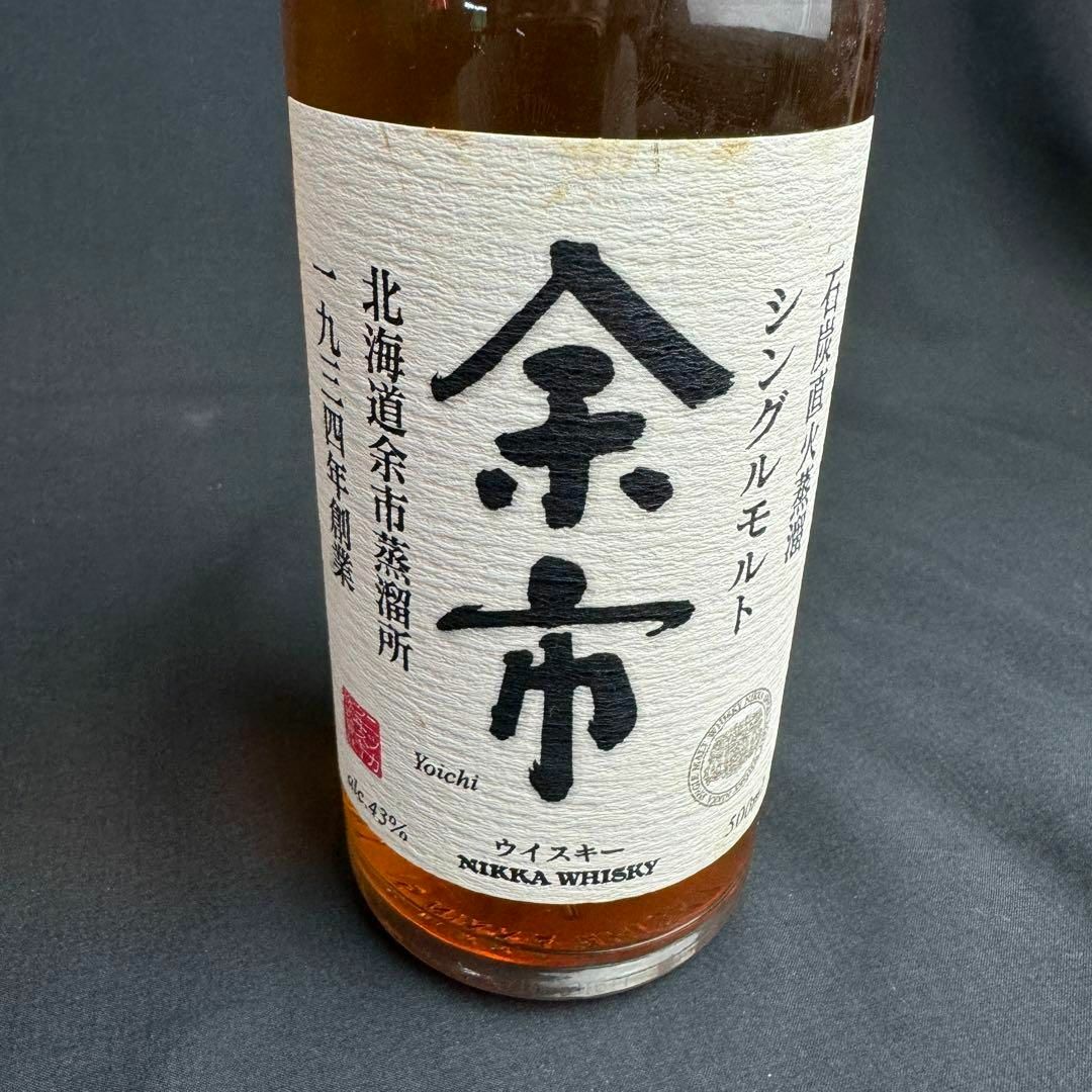 ☆ニッカ 余市 NIKKA YOICHI NA 旧ラベル 旧ボトル 500ml 43％ 未開栓 終売