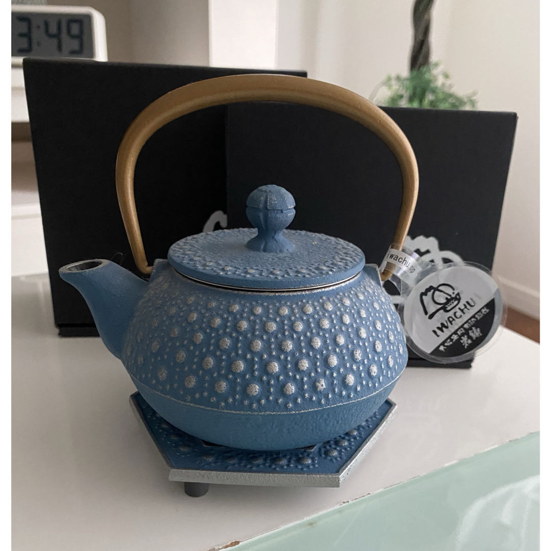 アンシャンテ南部鉄器カラーポット敷きセット岩鋳 南部鉄器 アン