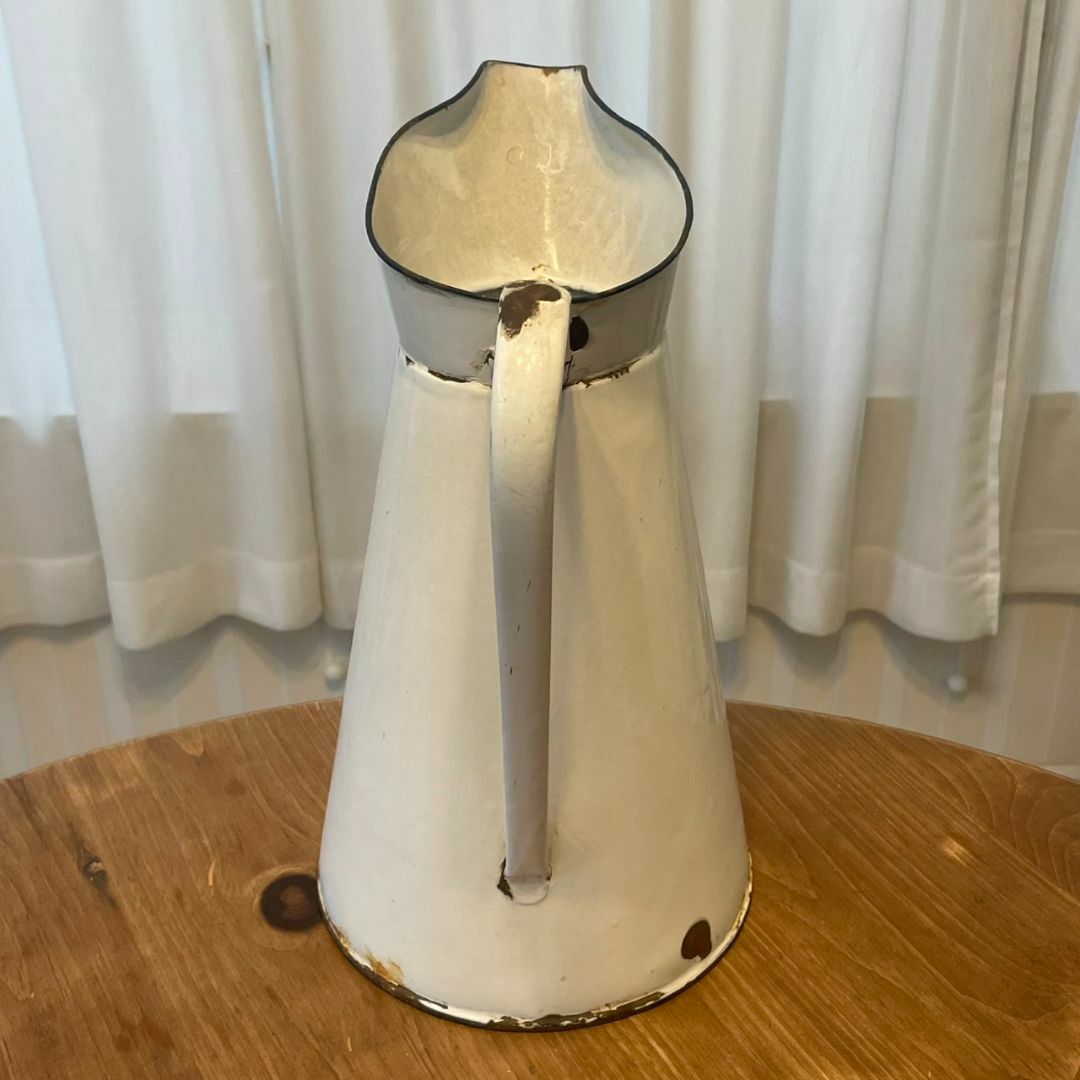 イギリスアンティーク ホーロー ジャグ ブロカント ヴィンテージ