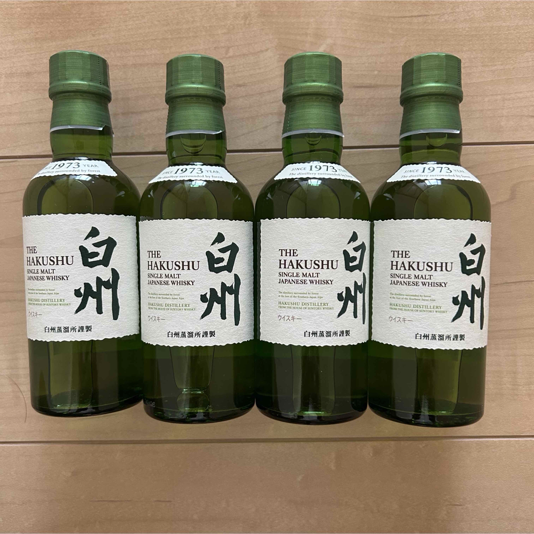 白州 サントリー ウイスキー ミニボトル 180ml 4本