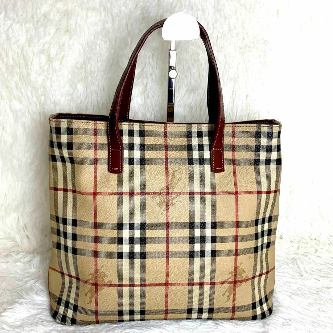 美品✨ノバチェック✨シャドーホース✨BURBERRY バーバリー トートバッグ