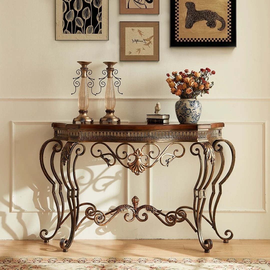 高級唐木家具 カリン材 サイドテーブル 飾り台 ナイトテーブル