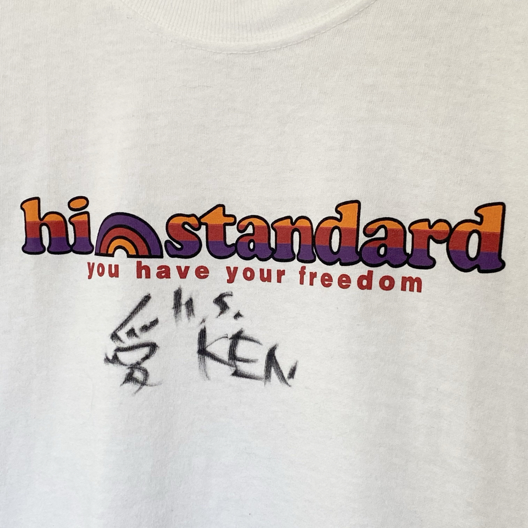 90´s】 hi-standard 1999 横山 健 サイン入り Teeの通販はau PAY