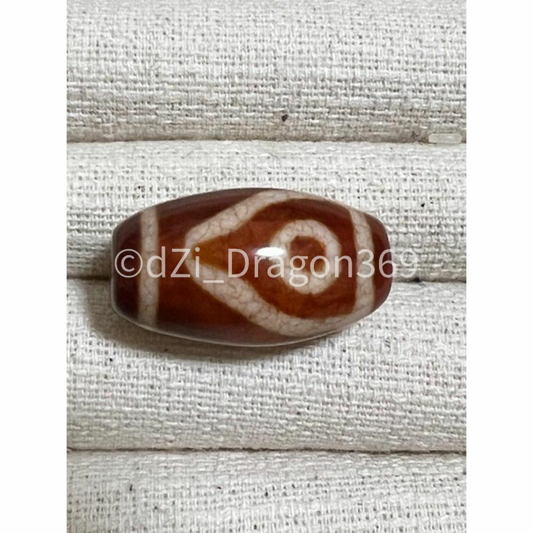 上肯 龍眼天珠 ジービーズ dZi beadsジービーズ 西蔵 玉髄 上肯 赤龍紋