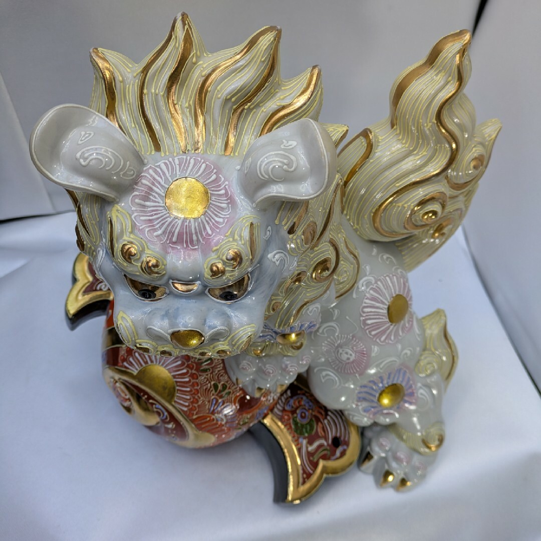 人間国宝 三代 徳田八十吉 耀彩壷 金銘 晩年作 共箱 花瓶 九谷焼