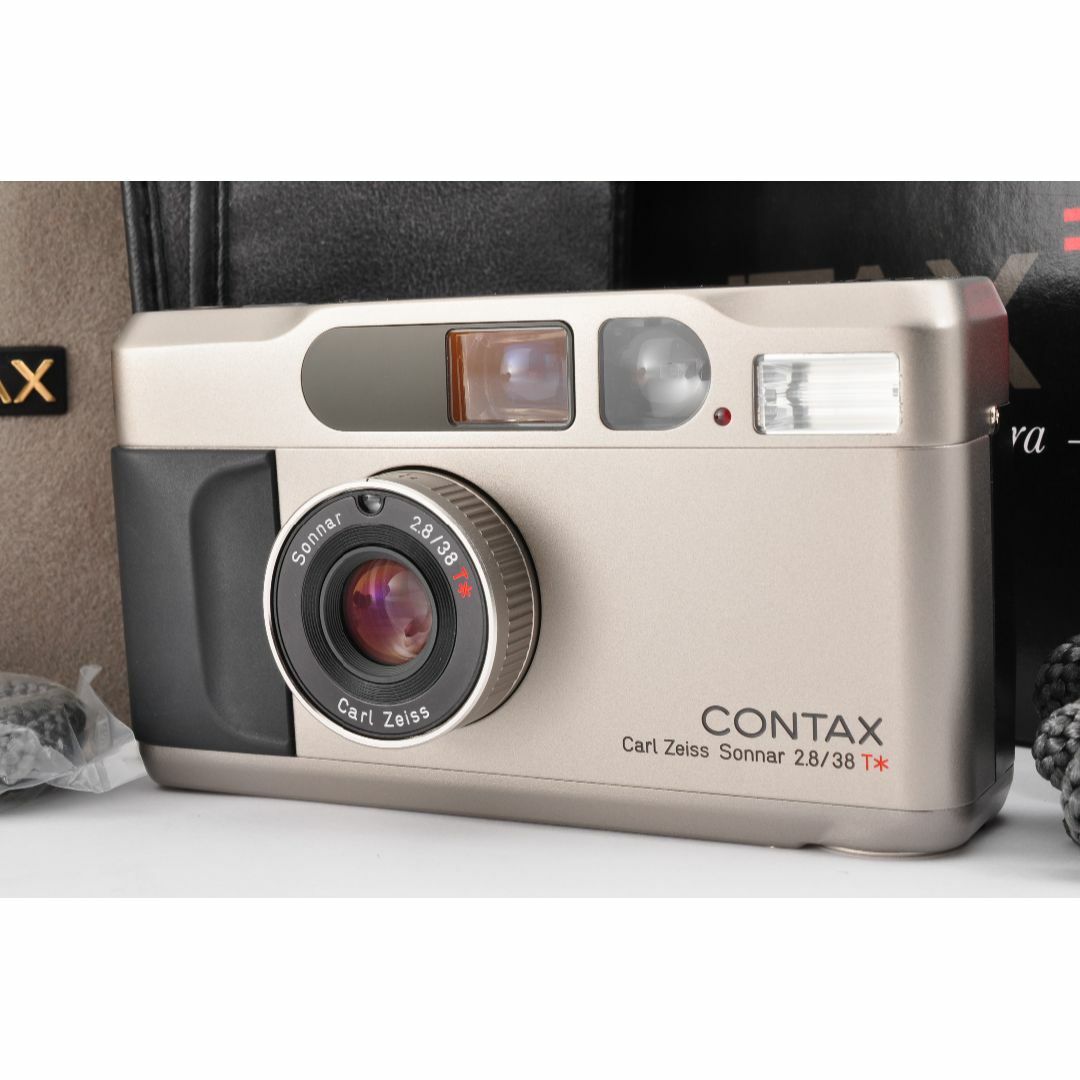 Contax T2 ゴールドチタン Point & Shoot 箱付 #FJ05 Contax T2 –