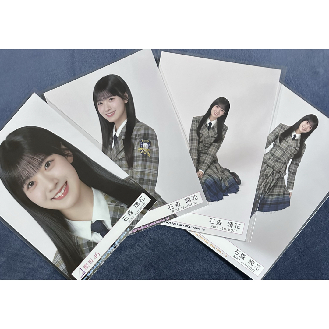 櫻坂46石森璃花 2025浴衣（最新）生写真 直筆サイン入り ウエスト 櫻坂