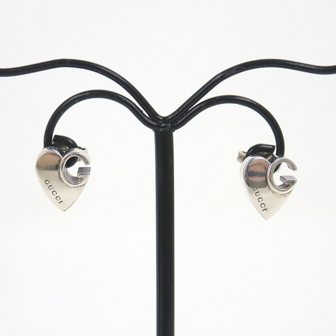 GUCCI】グッチ デザイン・ピアス Gロゴ×ハート型 注文 Ag925 /hm11831md