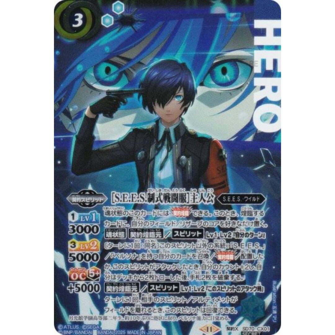 S.E.E.S制式戦闘服】主人公シークレットペルソナ3reload