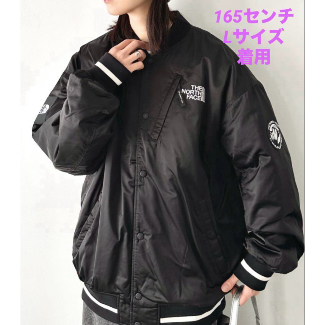 ノースフェイス ロゴ刺繍 ワッペン スタジャン プレイヤーヴァーシティ