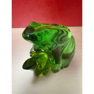 モーゼル クリスタル ハンドカット 花鳥文 扁壺 花瓶 フラワーベース