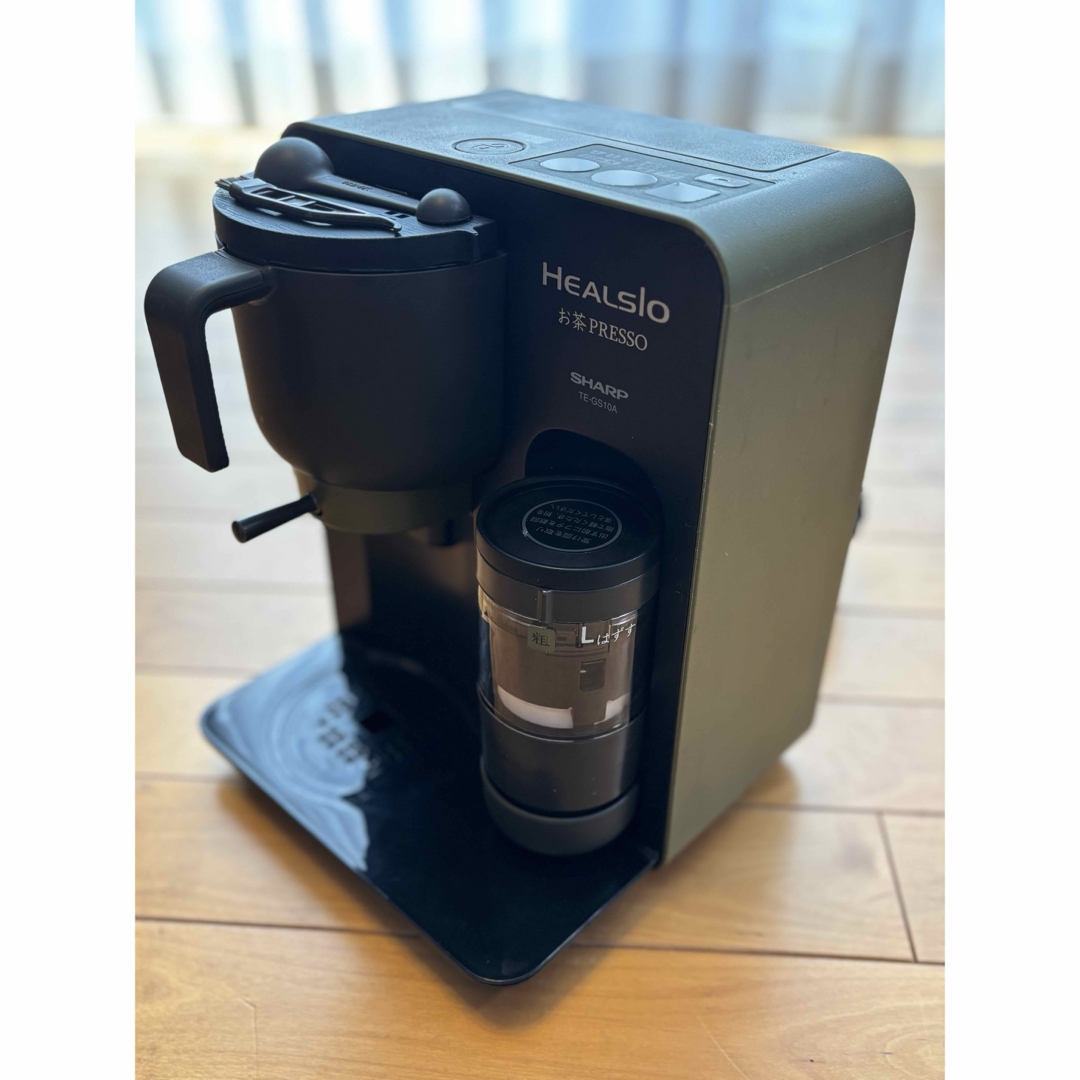 新品未使用へルシオお茶プレッソブラック SHARP ヘルシオお茶PRESSO TE