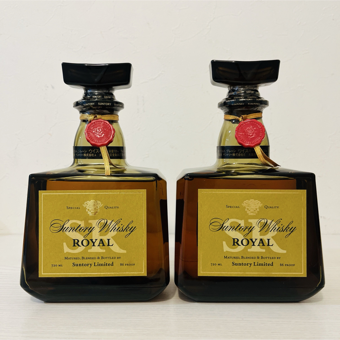 サントリー ローヤル 箱付き 終売品 2本 ウイスキー 美品 古酒 山崎 白州