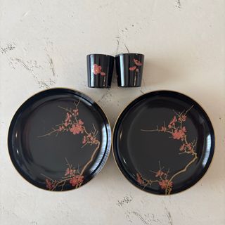 輪島塗沈金友田裕次『月林』